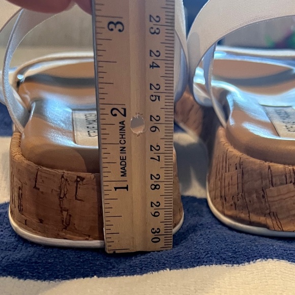 Steve Madden Jaklin Wedge Sandals Size 8 - Picture 4 of 6